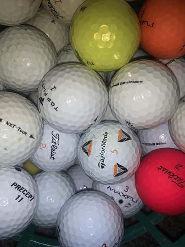 Multicolored 100 Pack Golf Balls (see Description)