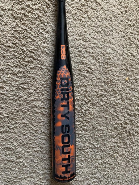 Kid Pitch (9YO-13YO) USSSA Certified Composite (-8) 22 oz 30" Dirty South Kamo Bat
