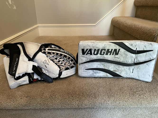 Vaughn Ventus LT68 Hockey Goalie Glove & Blocker