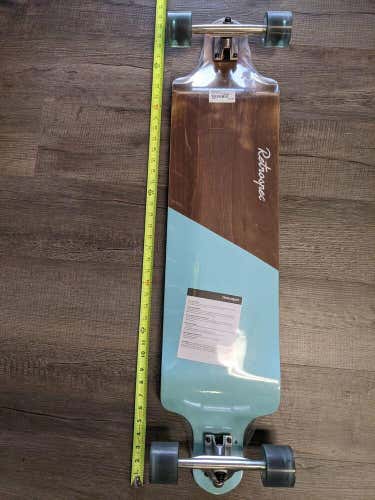 NEW Retrospec Skateboard, Brn/Blu, Size: 41" Longboard
