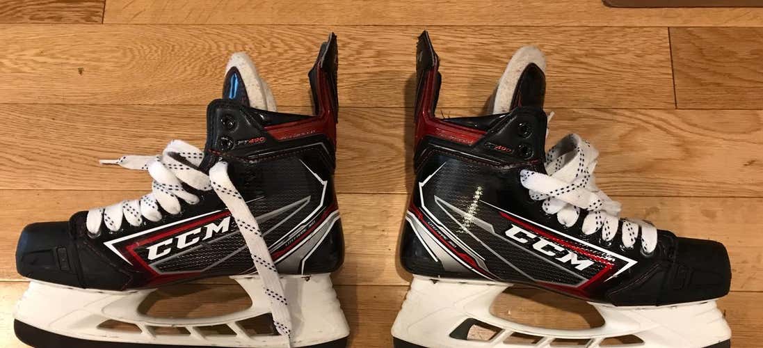 CCM JetSpeed FT490 Hockey Skates Size 7D w/Tuuk Edge for @phishsihd