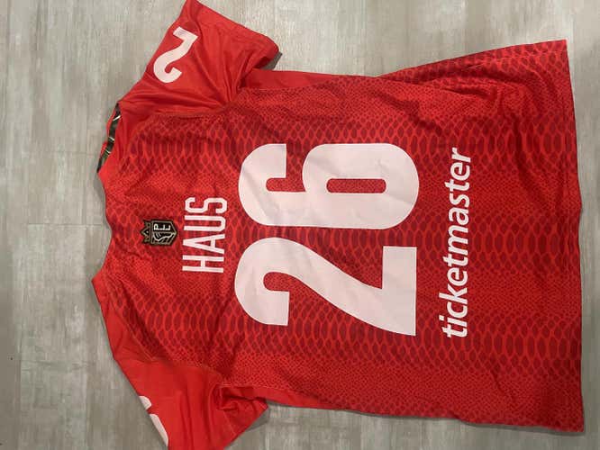 *GAME USED* 2020 PLL WHIPSNAKES #26 JOHN HAUS JERSEY