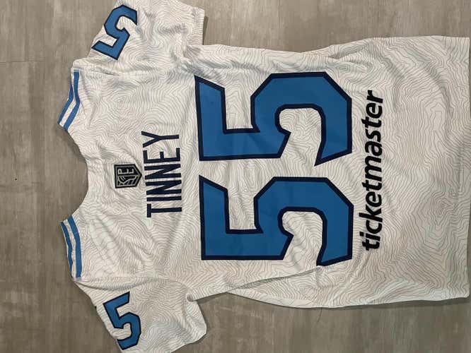 *GAME USED* 2020 PLL ATLAS #55 JOEL TINNEY JERSEY