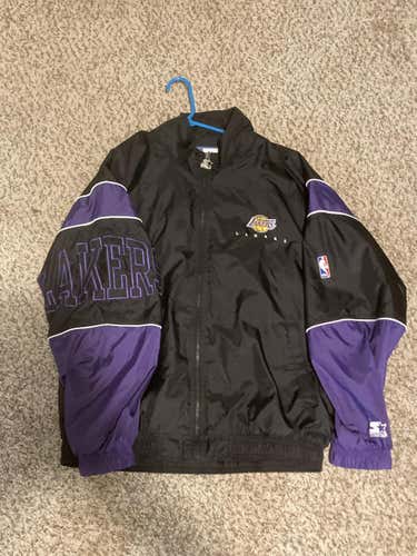 Black Used XL Starter Windbreaker