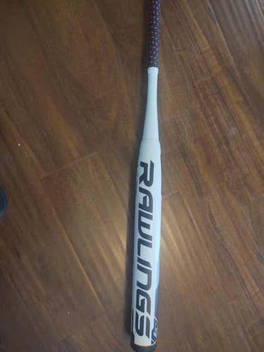 White Used Adult 2018 Rawlings Composite Velo Bat (-9) 25 oz 34"