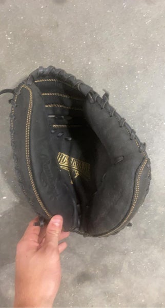 Black Kid Pitch (9YO-13YO) Catcher's 32.5" Baseball Glove