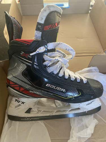 Senior Used Bauer Vapor 2X Pro Hockey Skates Regular Width Pro Stock Size 9