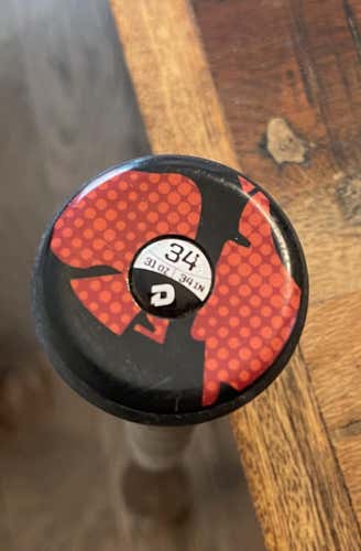 Used High School/College BBCOR Certified 2021 DeMarini Voodoo Bat (-3) 31 oz 34"