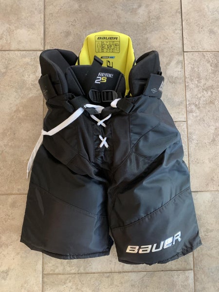 Black Senior Small Bauer Supreme 2S Hockey Pants