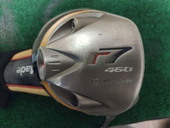 Taylormade R7 460 10.5 Degree Driver Stiff Flex REAX 60 Graphite w Headcover