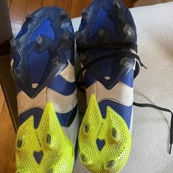 Blue Used Men's Size 9.0 (Women's 10) Detachable Cleats Adidas Predator Accelerator Cleats