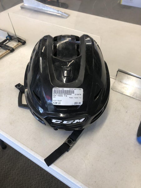 Used Ccm Tacks 710 Lg Ice Hockey Helmets