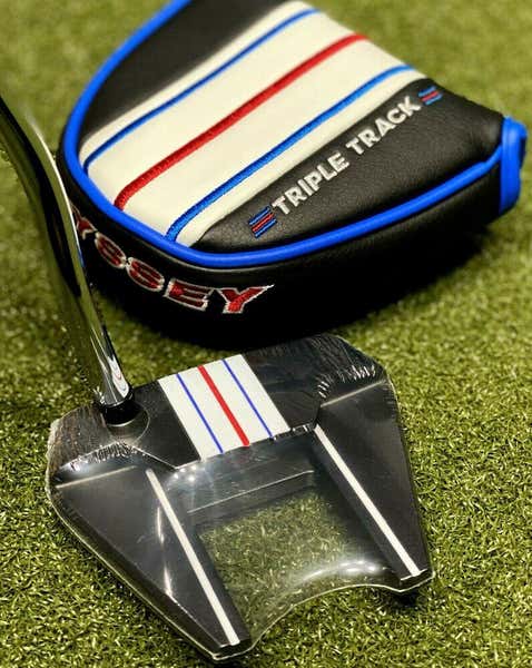 Odyssey Triple Track #7 Seven Mallet Putter w/ Oversize Grip