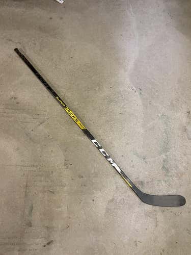 Used Left Hand Toe Pattern Pro Stock Super Tacks AS2 Pro Hockey Stick