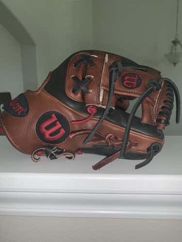 Black High School/College Infield 11.5" A2K Baseball Glove