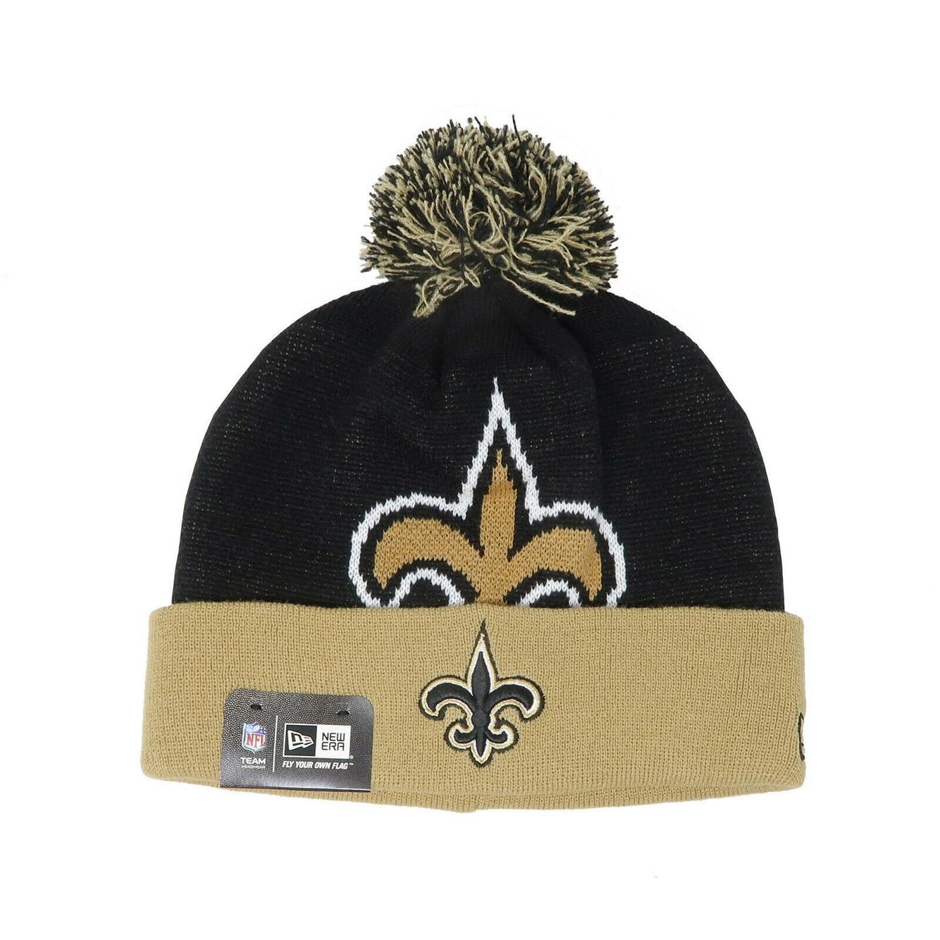 Black Tan Beanie Biggie Knit Hat 