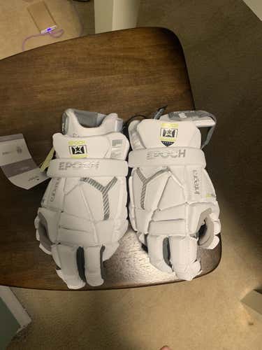 White New North American Showcase Epoch 13" Integra Lacrosse Gloves