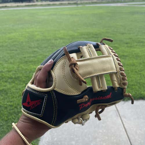 Black Used Infield 9.5" Baseball Glove