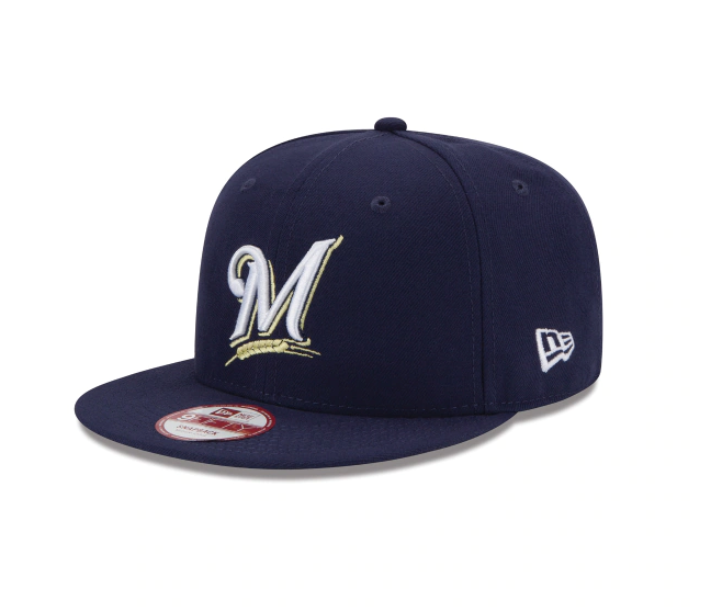 Milwaukee Brewers 9FIFTY New Era Basic Navy Snapback Hat