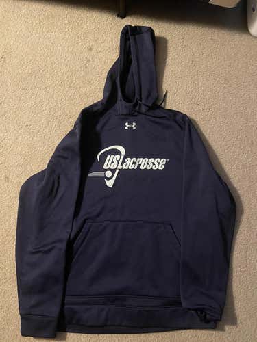 XL Under Armor US Lacrosse Hoodie
