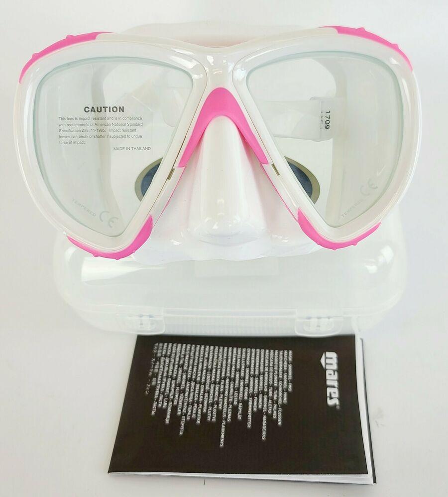 NEW $60 Dacor DL Scuba Mask imported by Mares Diving Pink Snorkeling 