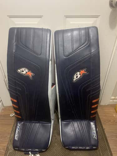 Blue New 33" Brian's Pro Stock OPTiK Goalie Leg Pads