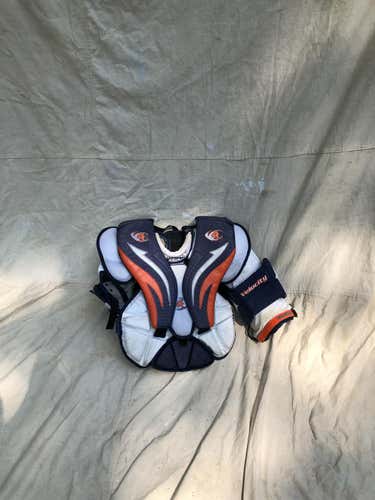 Junior Used Large Vaughn V4 7600 Goalie Chest Protector