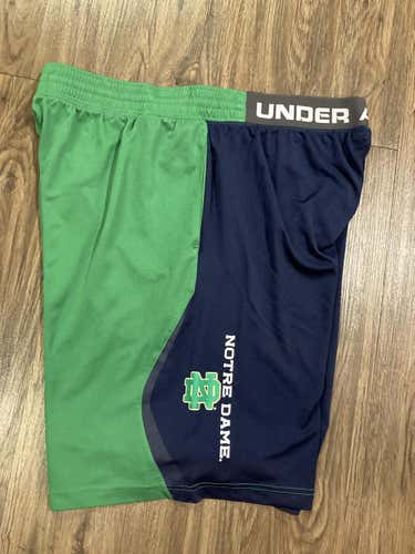 Under Armour Notre Dame Shorts, XXL