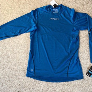 Bauer Premium Grip Senior Long Sleeve Crew SIZE M