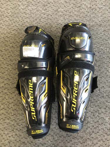 Used Bauer Mx3 11" Ice Hockey Shin Guards