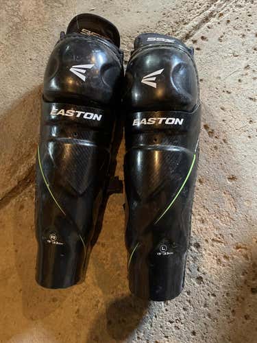 Used Easton Shin Pads Junior