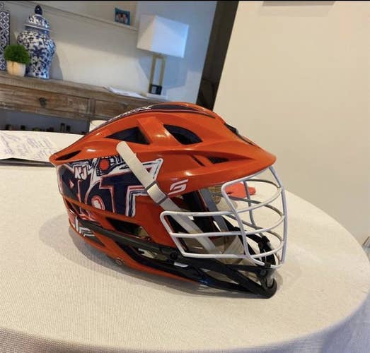 Orange Gently Used Cascade S Helmet