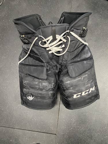 Black Used Medium CCM HPG 12A Hockey Goalie Pants