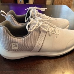 White Men's Size 12 (Women's 13) Footjoy Golf Shoes