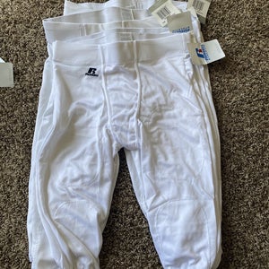 White Slotted Youth XXL Football  Pants