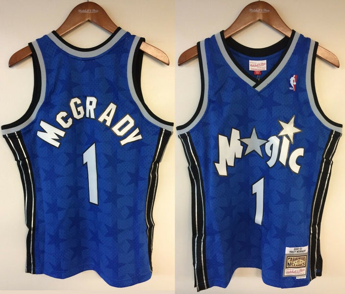 Orlando Magic Tracy McGrady Autographed Blue Authentic Mitchell