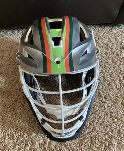 Silver Adult Player's Cascade S Helmet