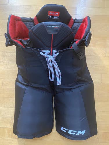 Black Senior Used Medium CCM JetSpeed FT1 Hockey Pants