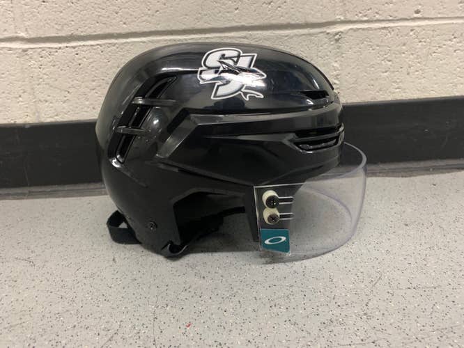 Black Used Medium Warrior Pro Stock Alpha One Helmet