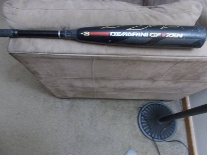 Used High School/College BBCOR Certified DeMarini Composite CF Zen Bat (-3) 29 oz 32"