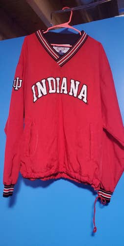 Red Adult XL Indiana Hoosiers Champion Pullover Jacket
