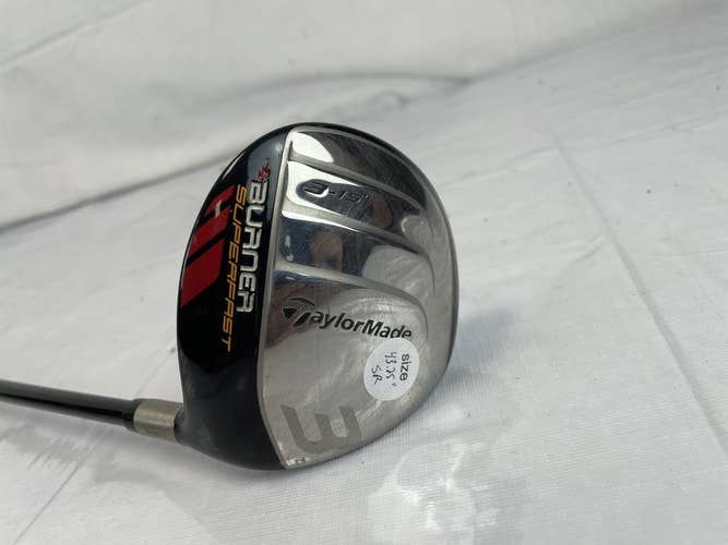 Used Taylormade Burner Superfast 3 Wood 15deg Graphite Senior Golf Fairway Wood 43.25"