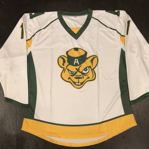 Replica University Of Alberta Derek Ryan Jersey LARGE **DYE SUBLIMATED**