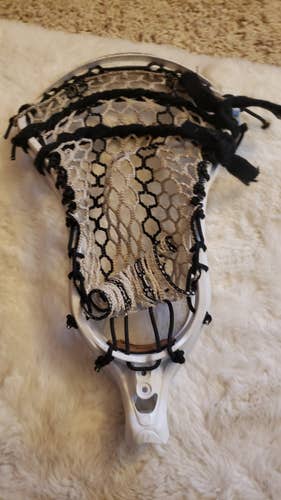 White Used Attack & Midfield STX Strung Stallion 700 Head