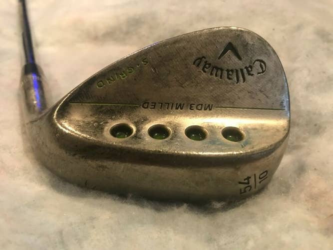 Callaway Mack Daddy 3 MD3 S Grind Chrome 54* Sand Wedge Dynamic Gold Steel