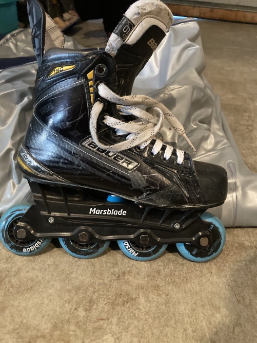 Bauer Supreme 190 Hockey Skate With Marsblade Roller Blades
