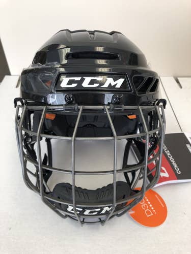 New Senior CCM FL90 Hockey Helmet Cage Combo Black Small Sm S sr