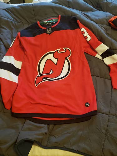 Taylor Hall New Jersey Devils Size 50 Adidas Jersey