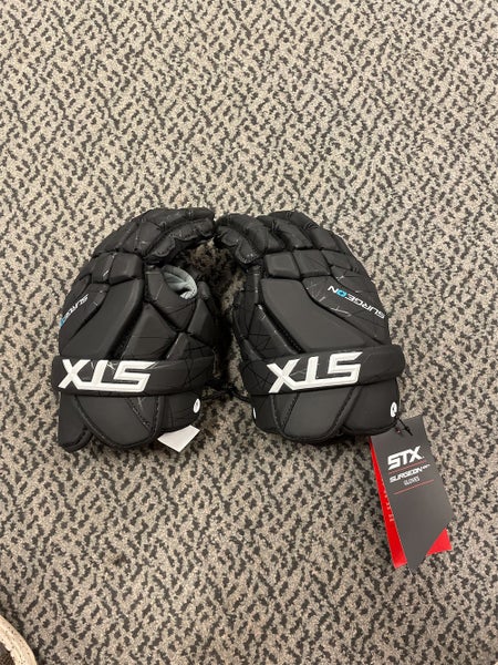 Black New Player's STX Medium Surgeon 400  Lacrosse Gloves