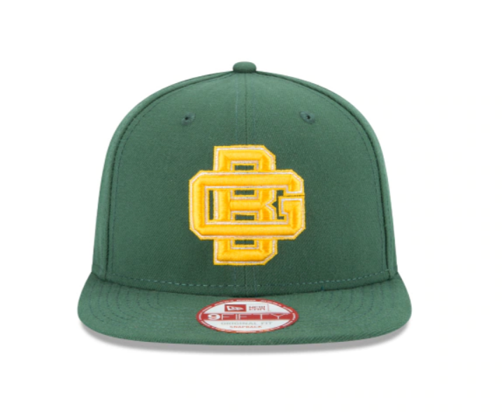 Men's Green Bay Packers New Era Green GB Historic Logo Baycik 9FIFTY  Snapback Adjustable Hat